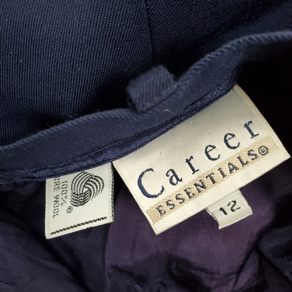 career essentials navy blue size 12 pants ( 5 for $20 ) - Picture 6 of 9